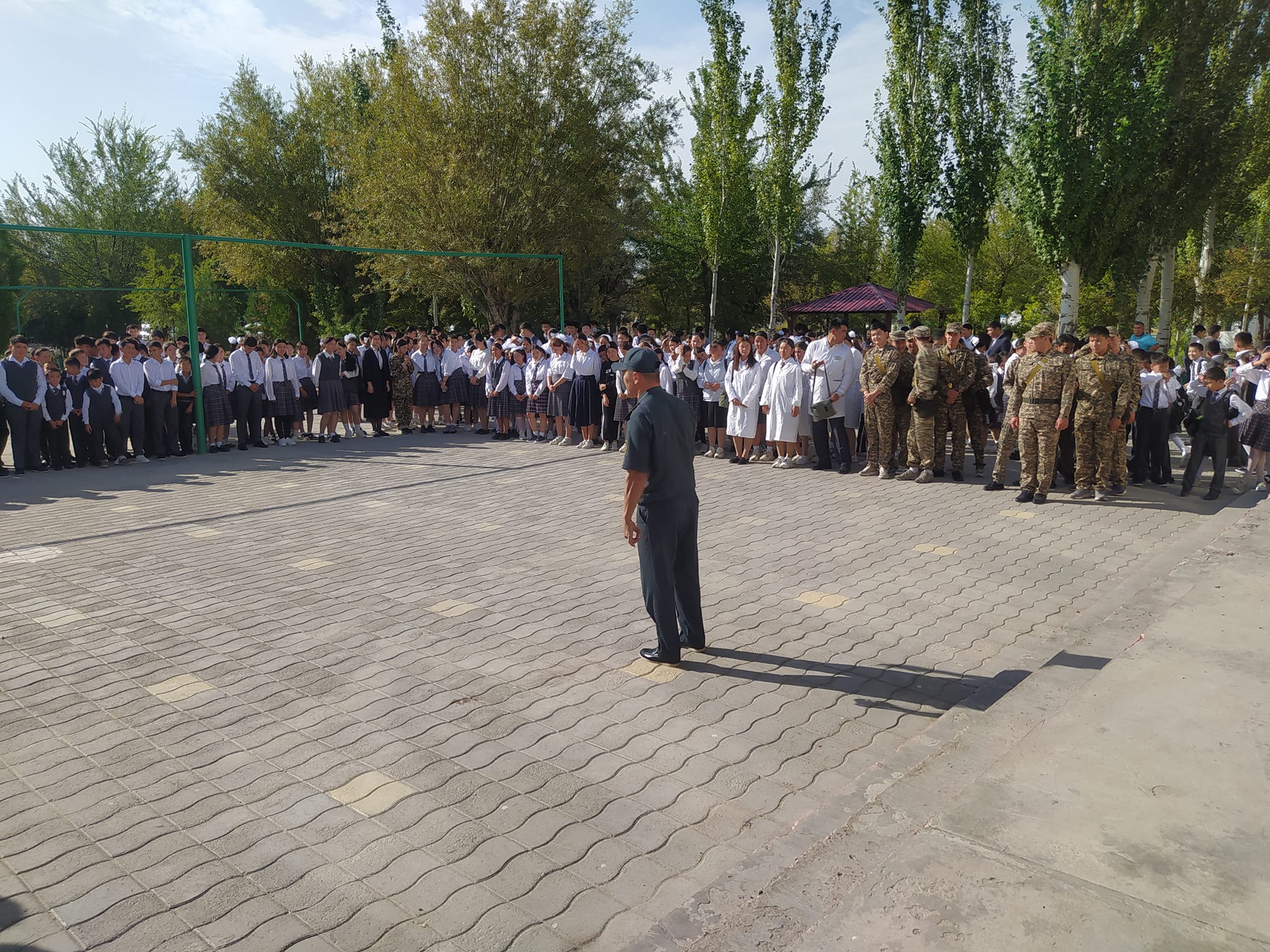 Ө.Жәнібеков атындағы №4 лицей-интернатында ” Жер-2023 ” Республикалық командалық оқу -жаттығуы өткізілді.